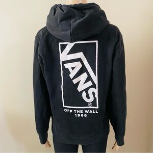 Vans Off the Wall Black Hoodie, size small
